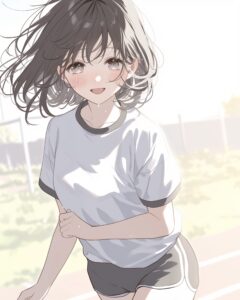 体操服女子０