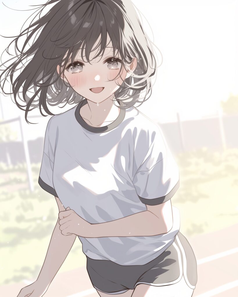 体操服女子０