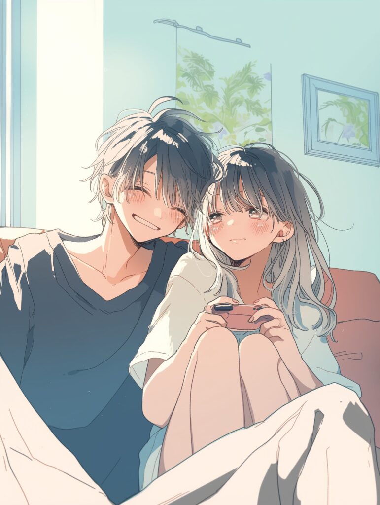 仲良しカップル０