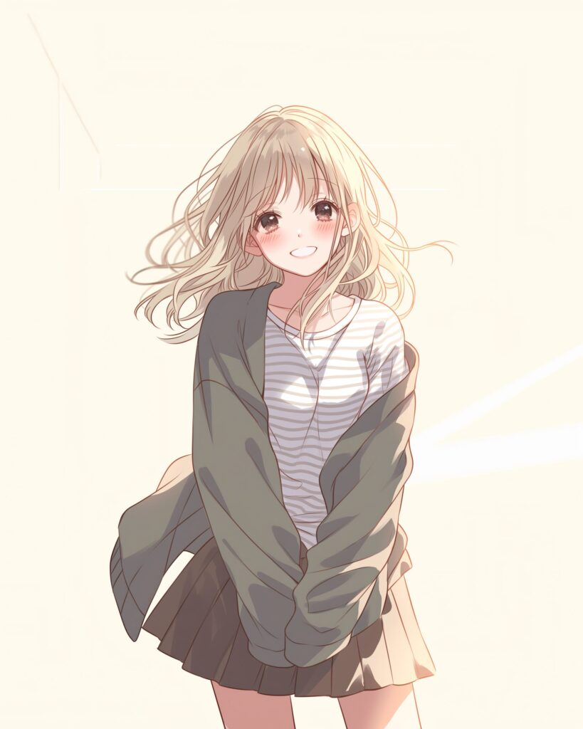 金髪女性１