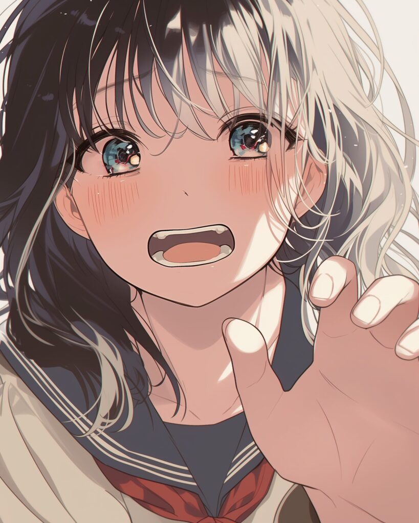 照れる女子０