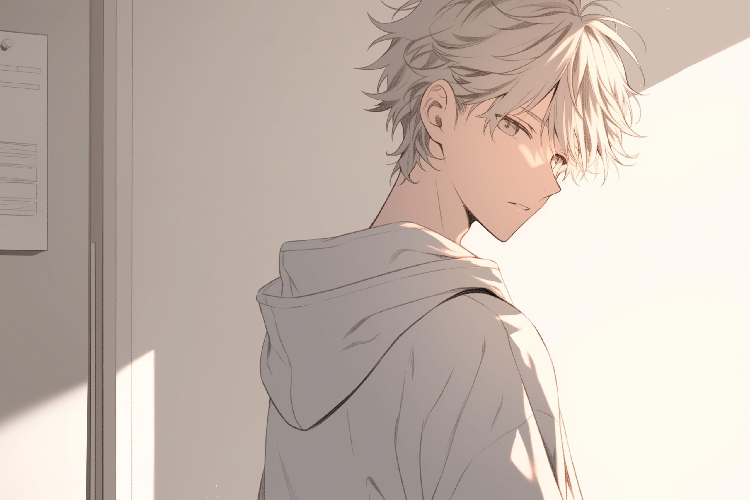 白パーカー男子0