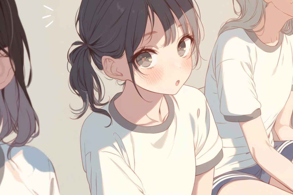 体操服女子１