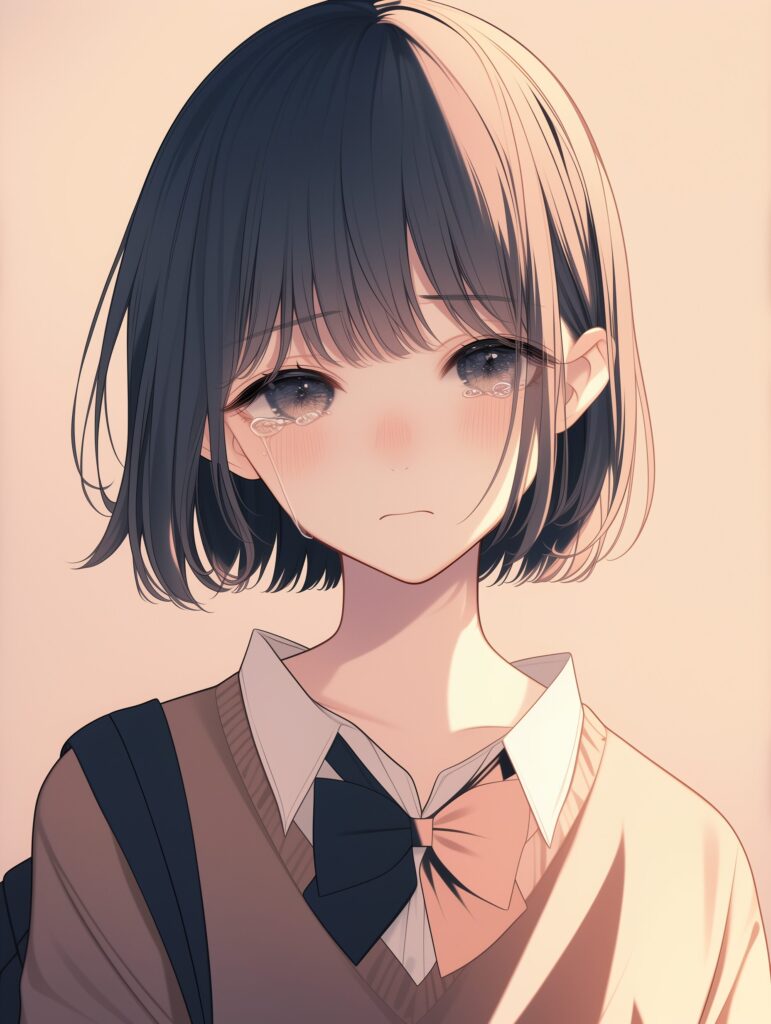 悲しい女子０