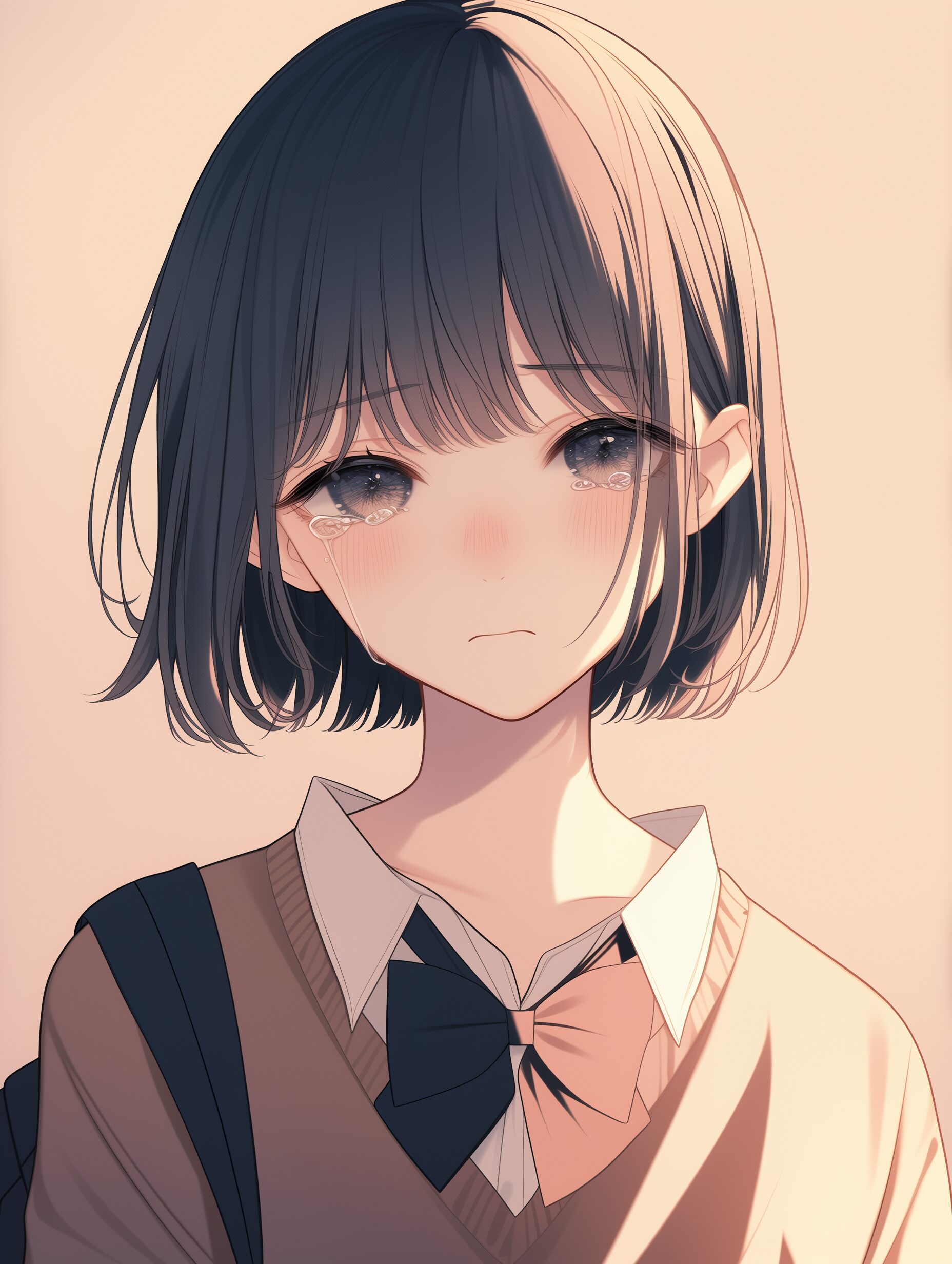 悲しい女子０