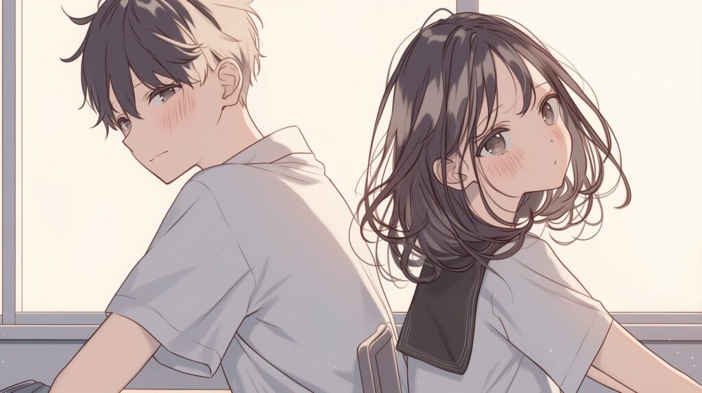 男女イラスト・カップル１