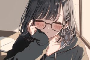 眼鏡女子０