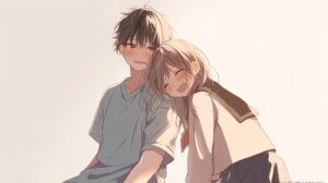 寄り添うカップル１