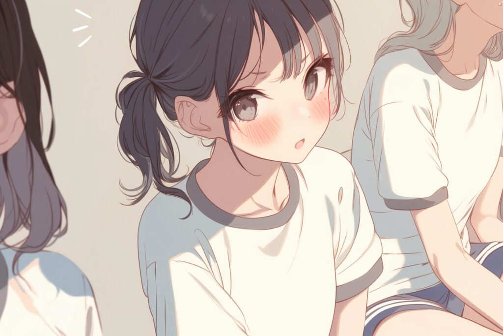 体操服女子１