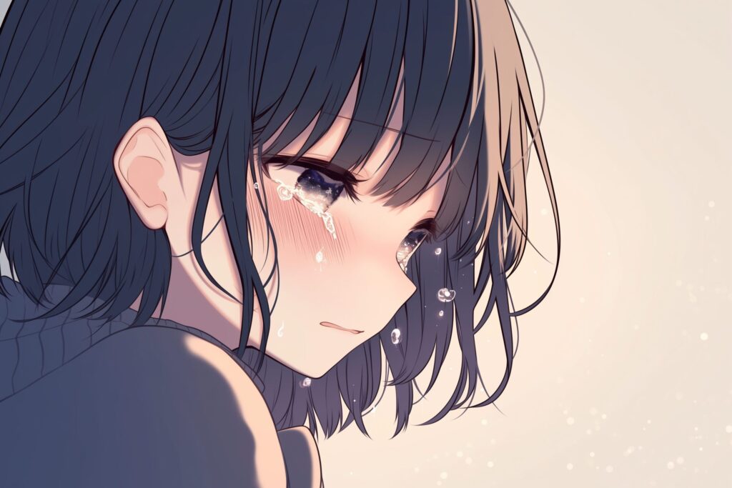 悲しい女子０