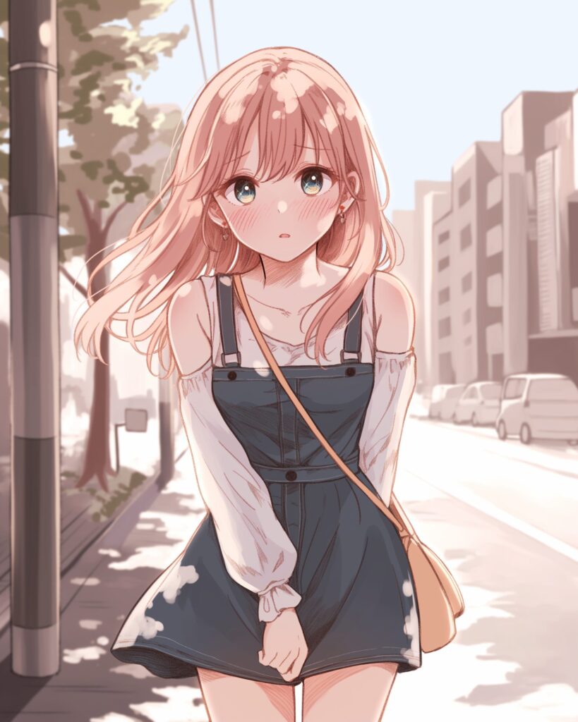 私服の櫻井凛（さくらい りん）０