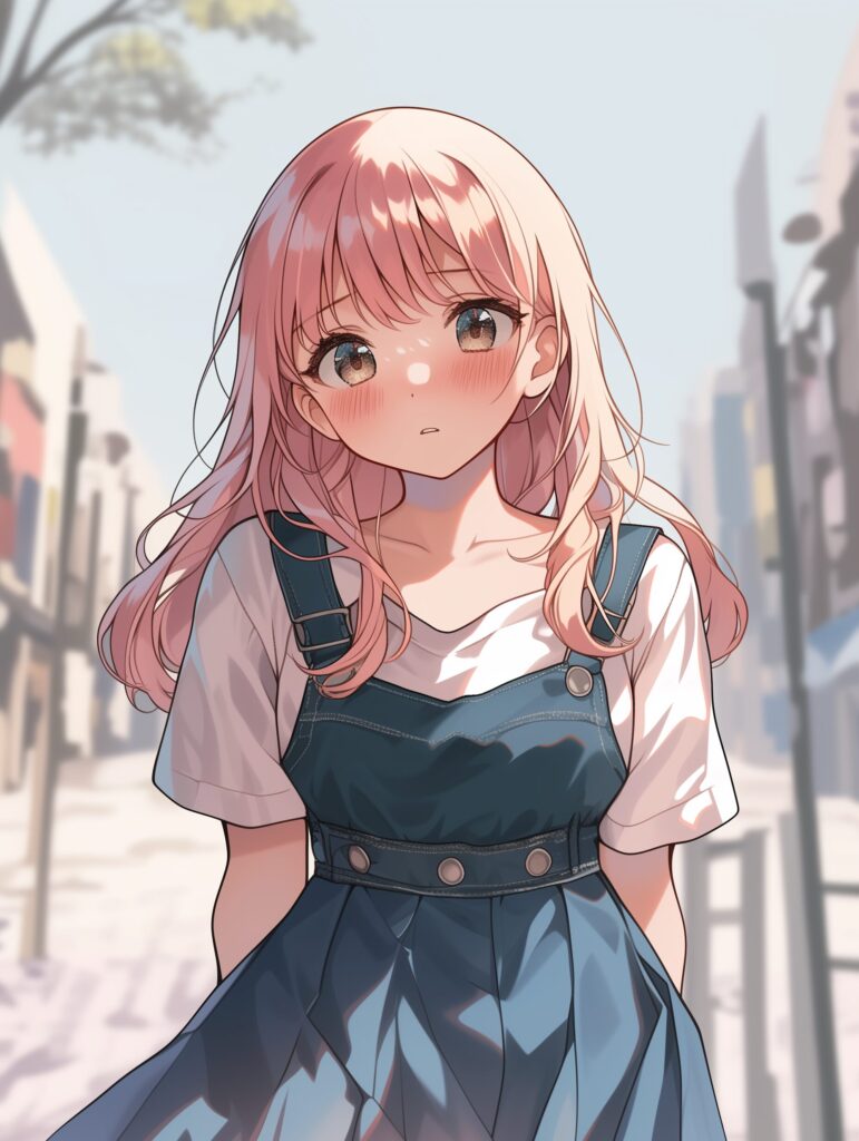 私服の櫻井凛（さくらい りん）０