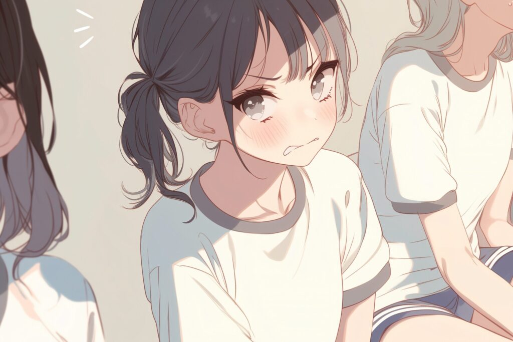 体操服女子１