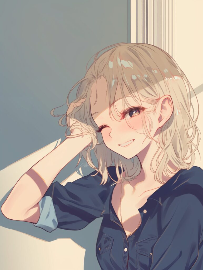 金髪女性０