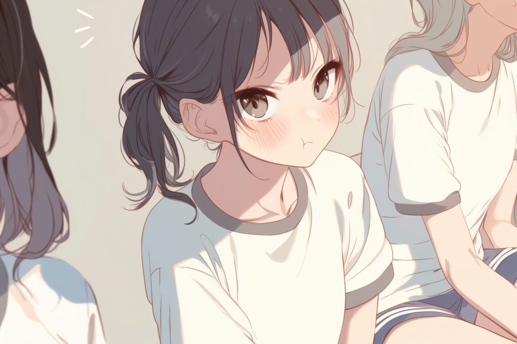 体操服女子１