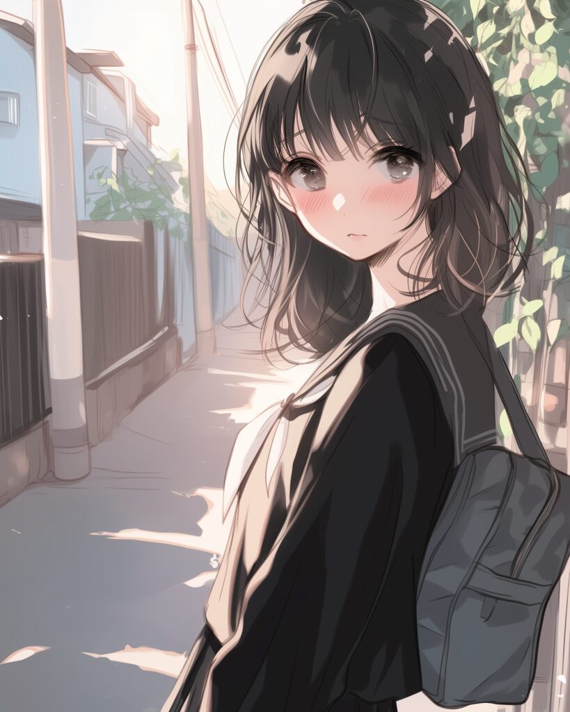 ショートヘア女子：葵（あおい）