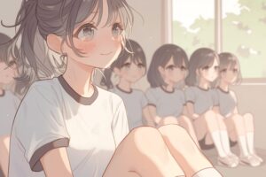 体操服女子１