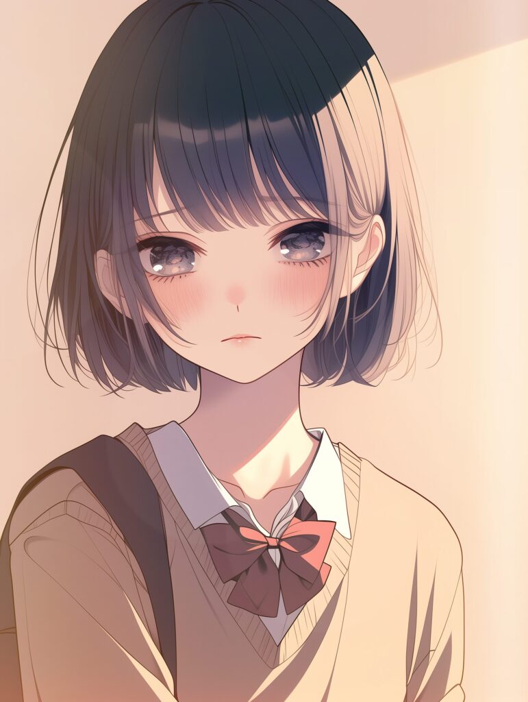悲しい女子０