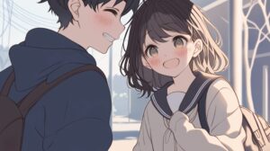 男女イラスト・カップル１