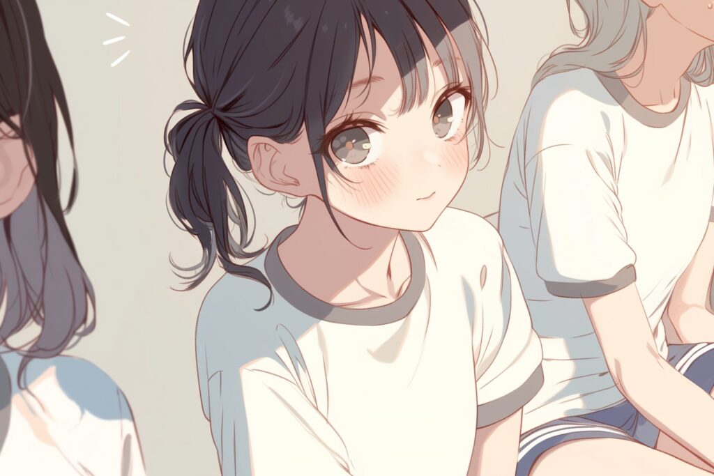 体操服女子０