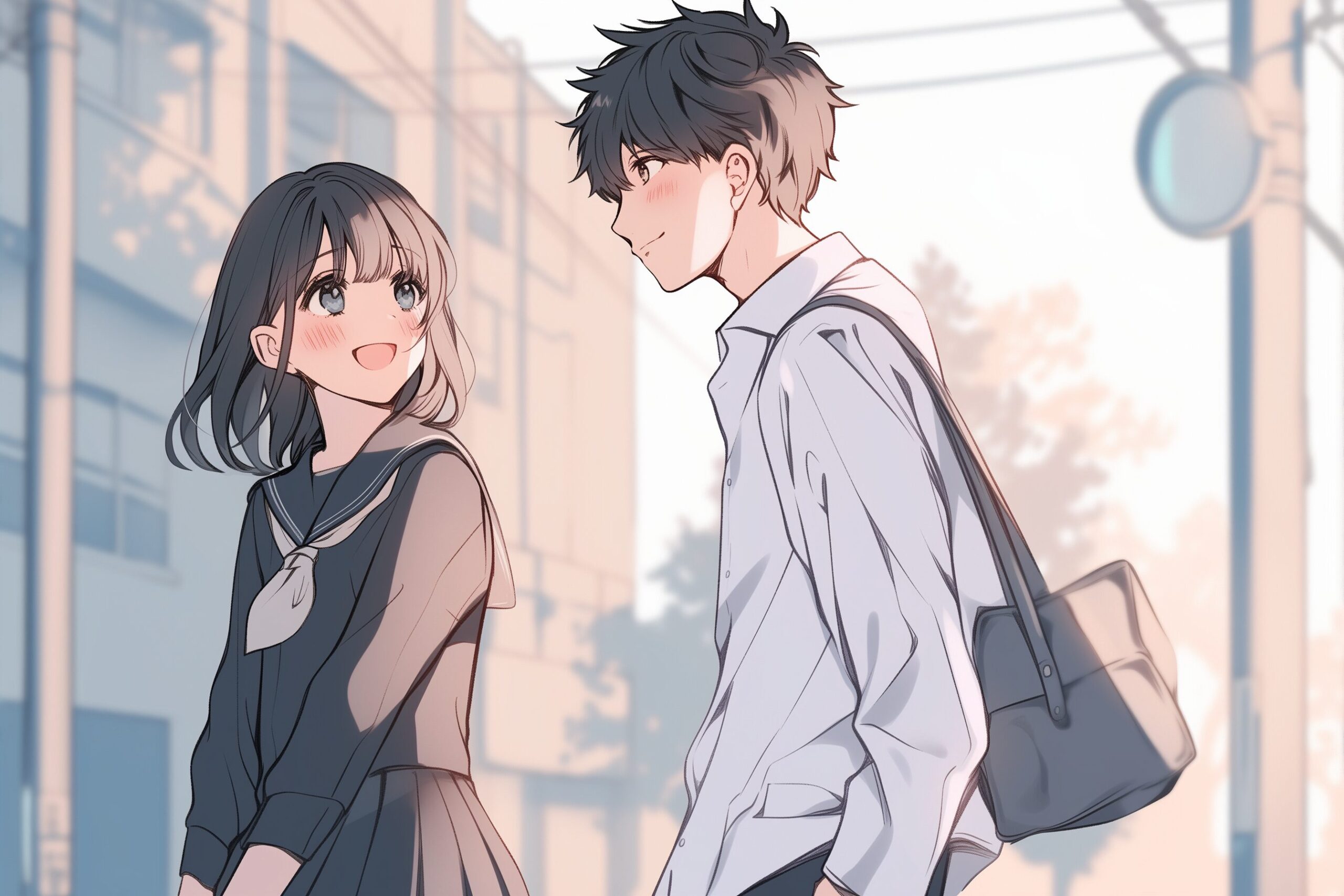 学生の男女0