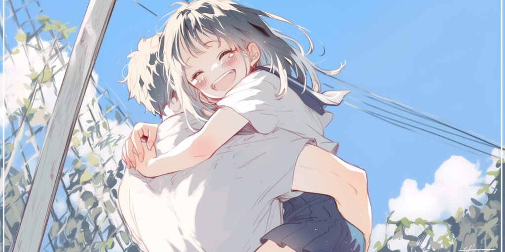 寄り添うカップル１