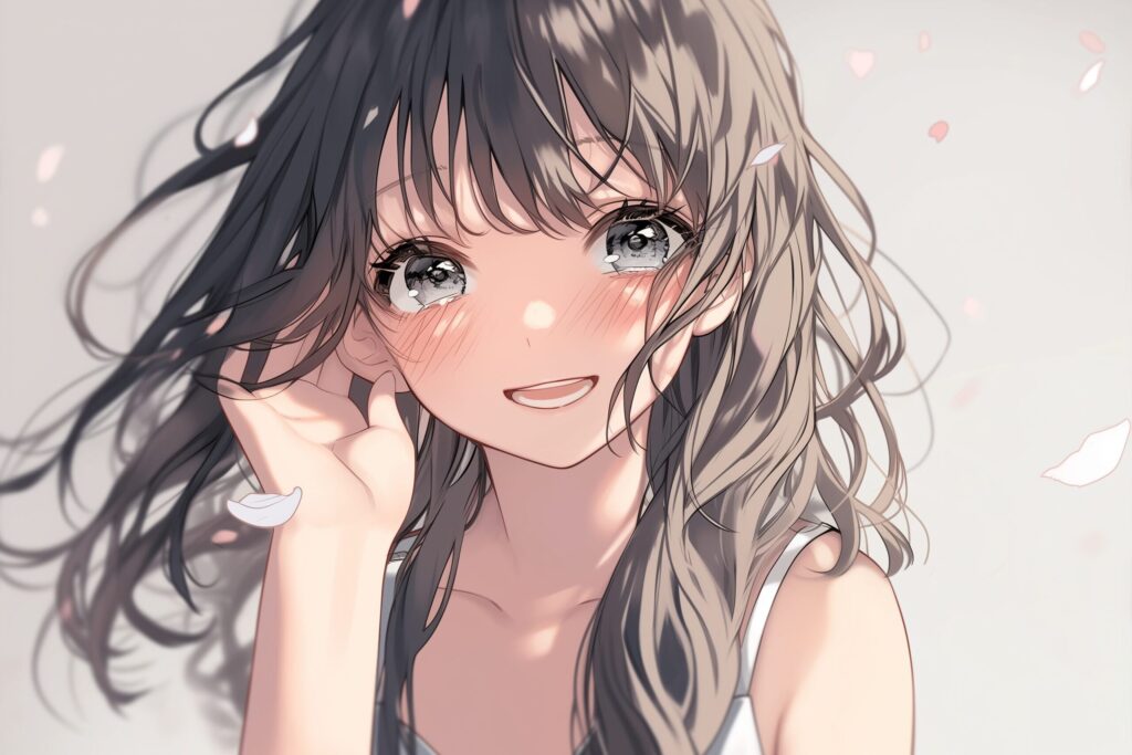 黒髪の美人女性０