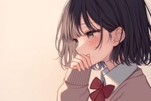 悲しい女子０