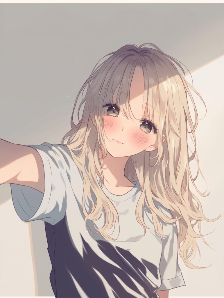 金髪女性０