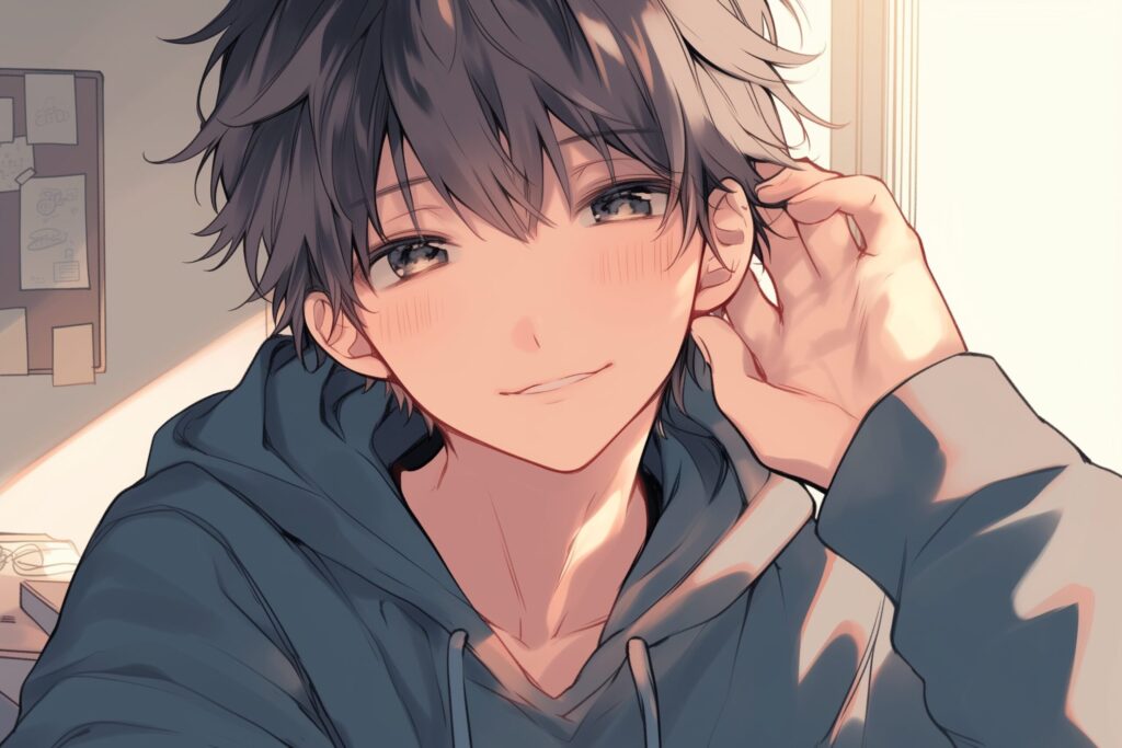 イケメンパーカー男子０