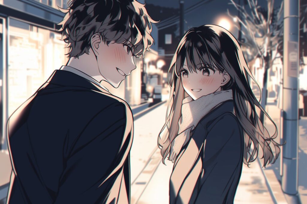 仕事終わりの男女０
