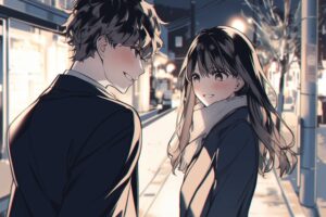 仕事終わりの男女０
