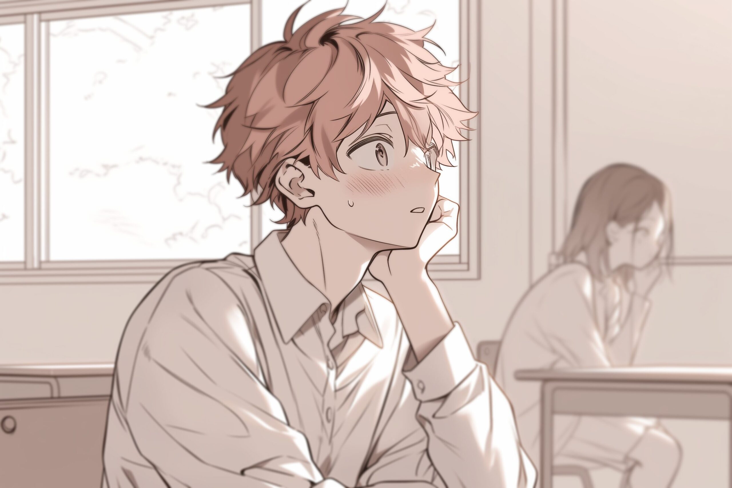 振り向き男子0