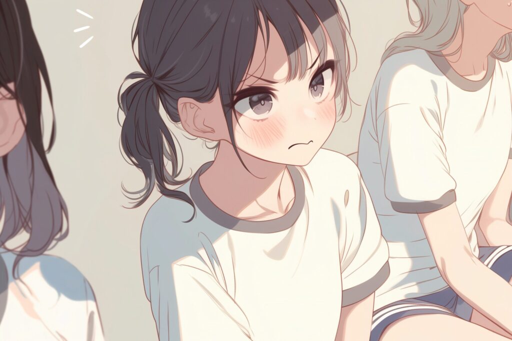体操服女子１