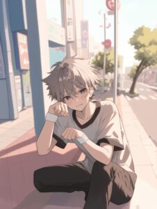 猫男子０