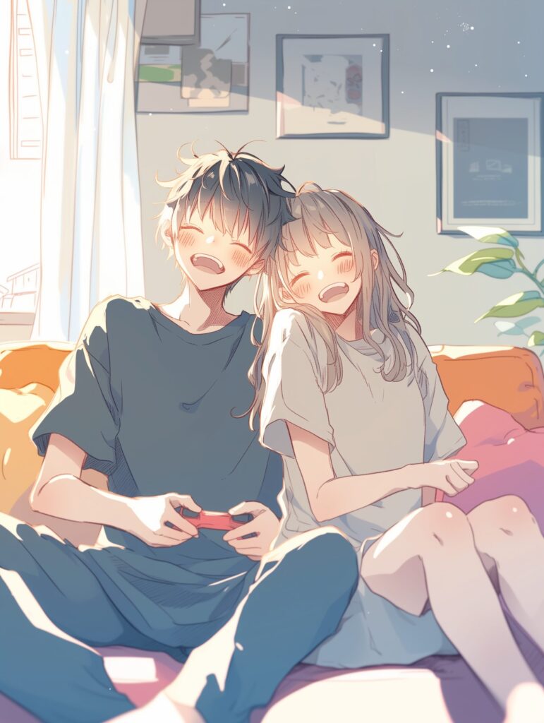 仲良しカップル０