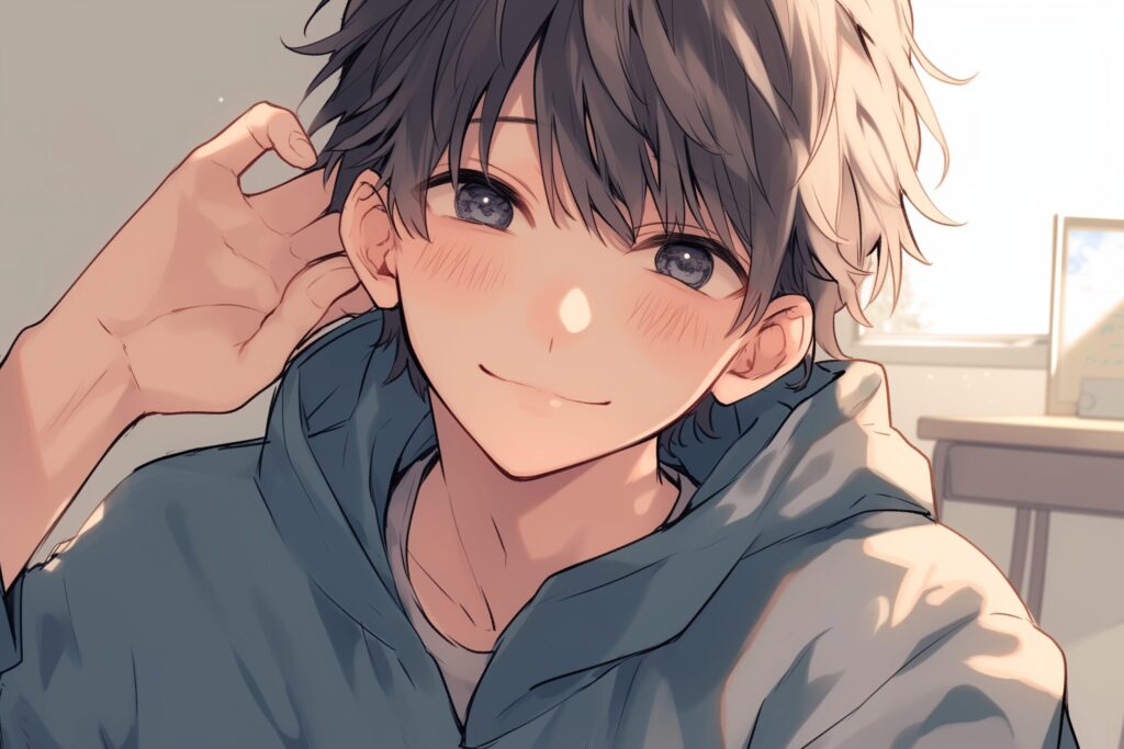 イケメンパーカー男子０