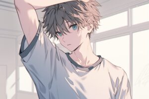 体操服男子０