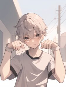 猫男子０