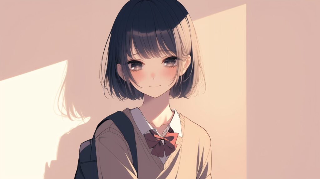悲しい女子０