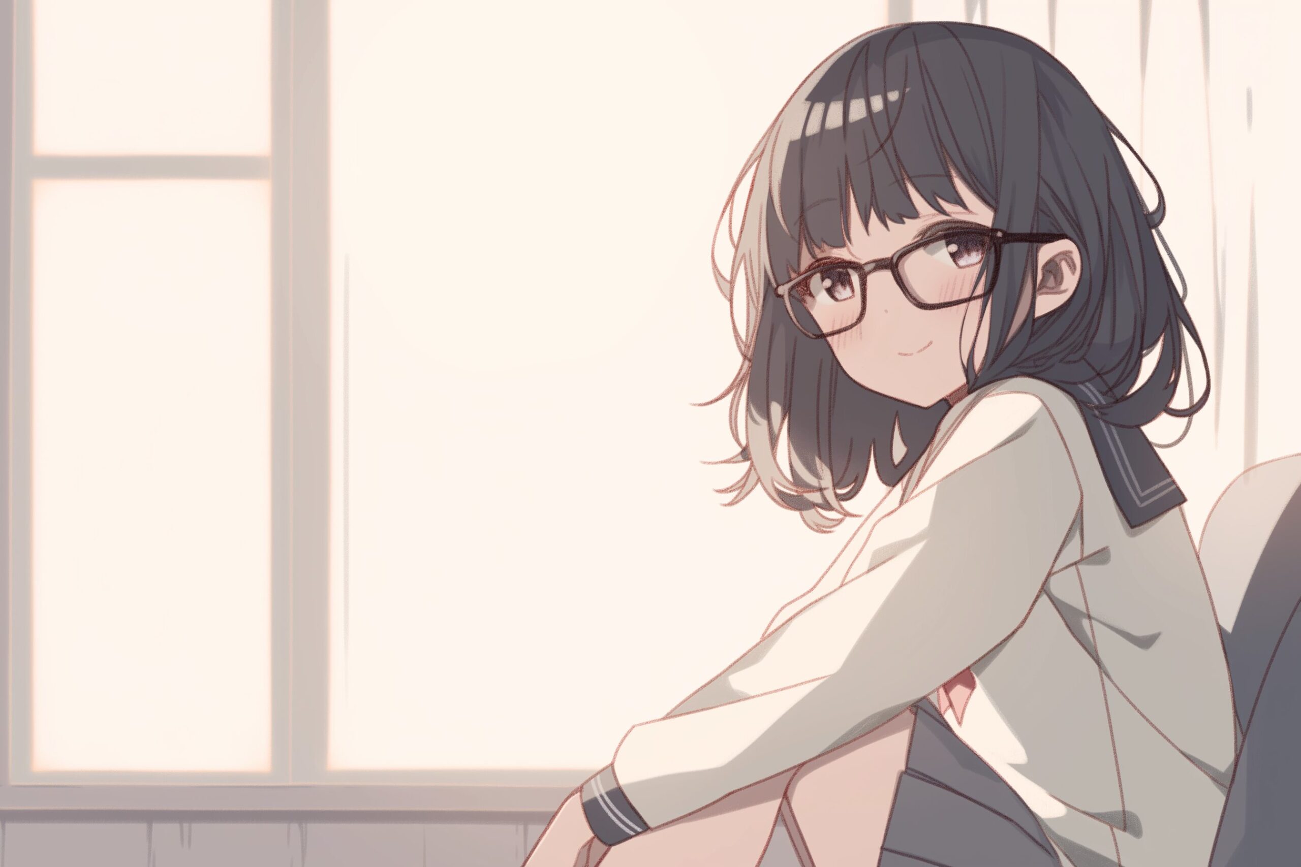 眼鏡女子0