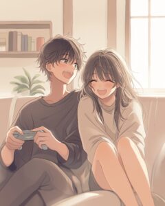 仲良しカップル０