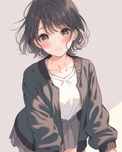 ショートヘア女子：葵（あおい）