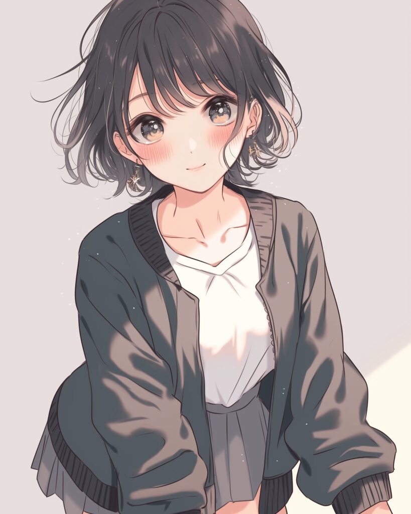 ショートヘア女子：葵（あおい）
