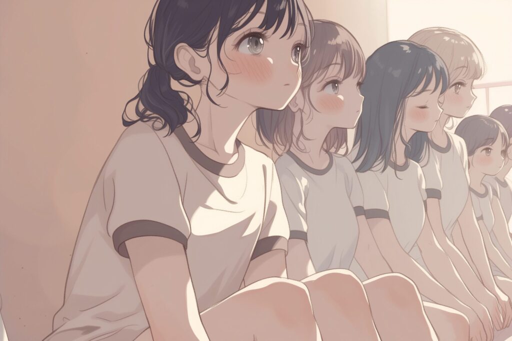 体操服女子１
