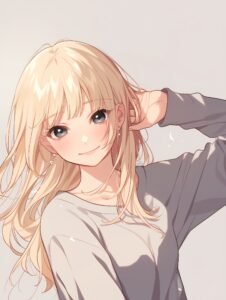 金髪女性１