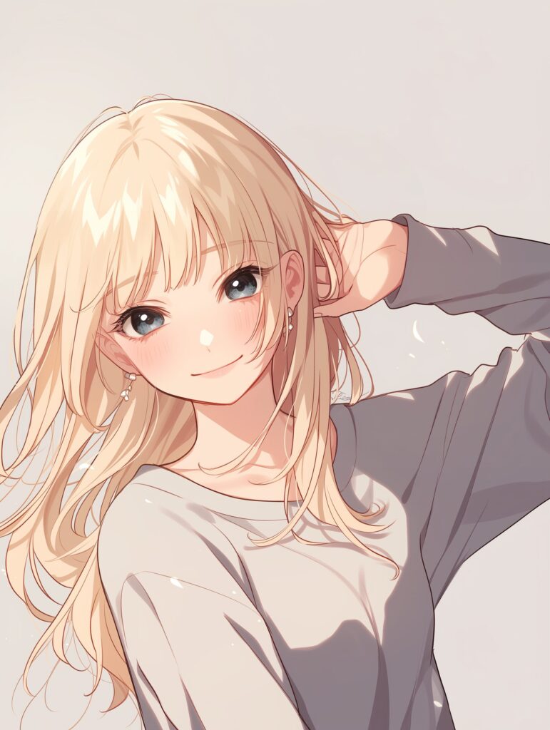 金髪女性１