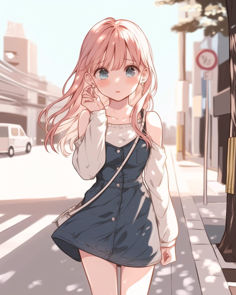 私服の櫻井凛（さくらい りん）０