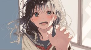 照れる女子０