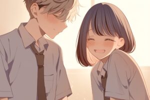 笑顔のカップル０
